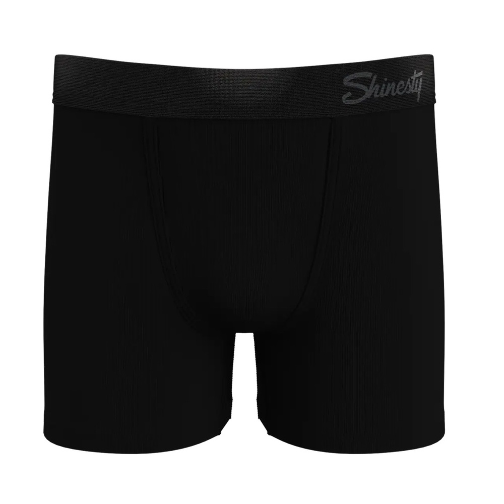 Shinesty Black Boy's Boxer Briefs The Threat Level Midnight - 7/8